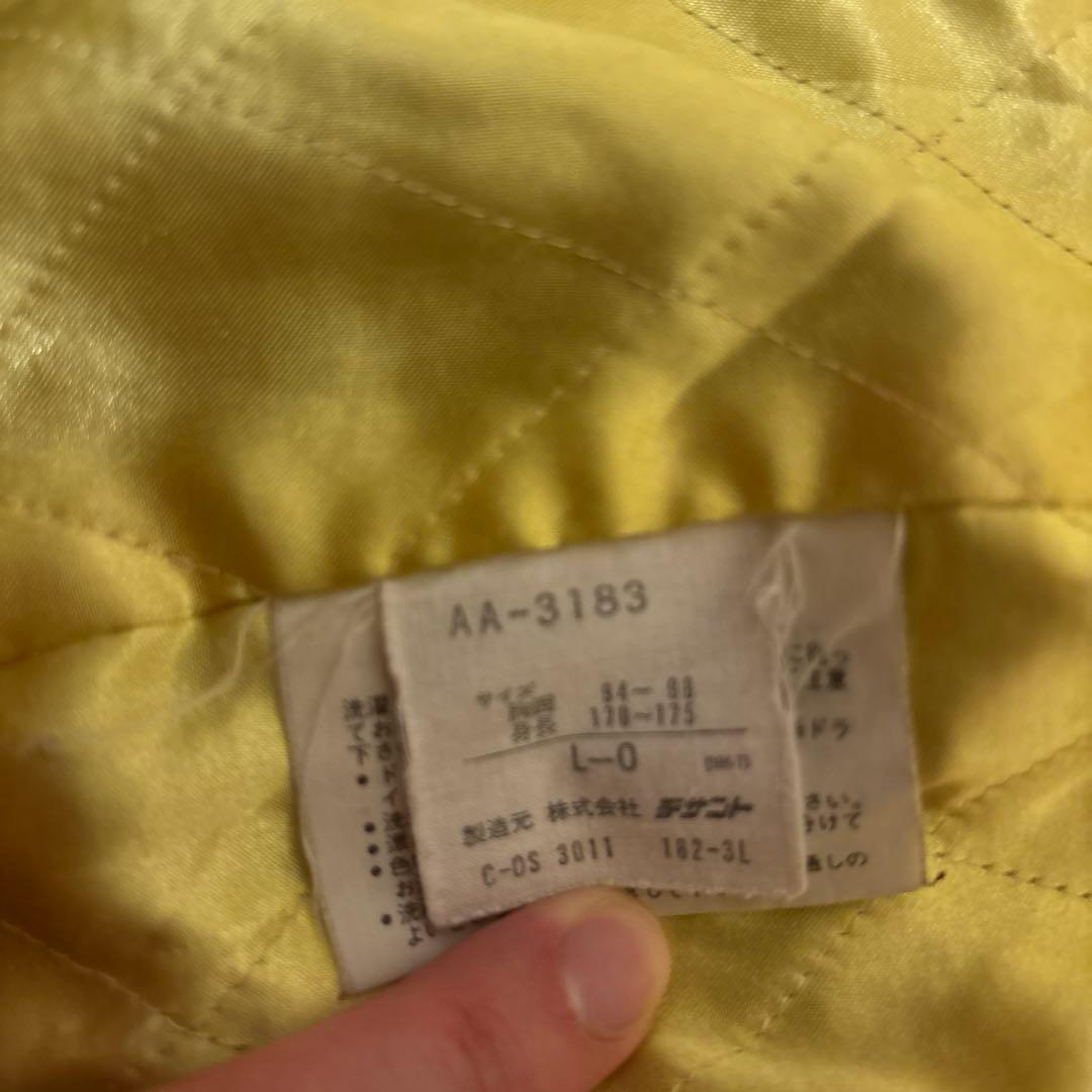 adidas デサント　ベンチコート　ビックロゴ　XL相当　良品