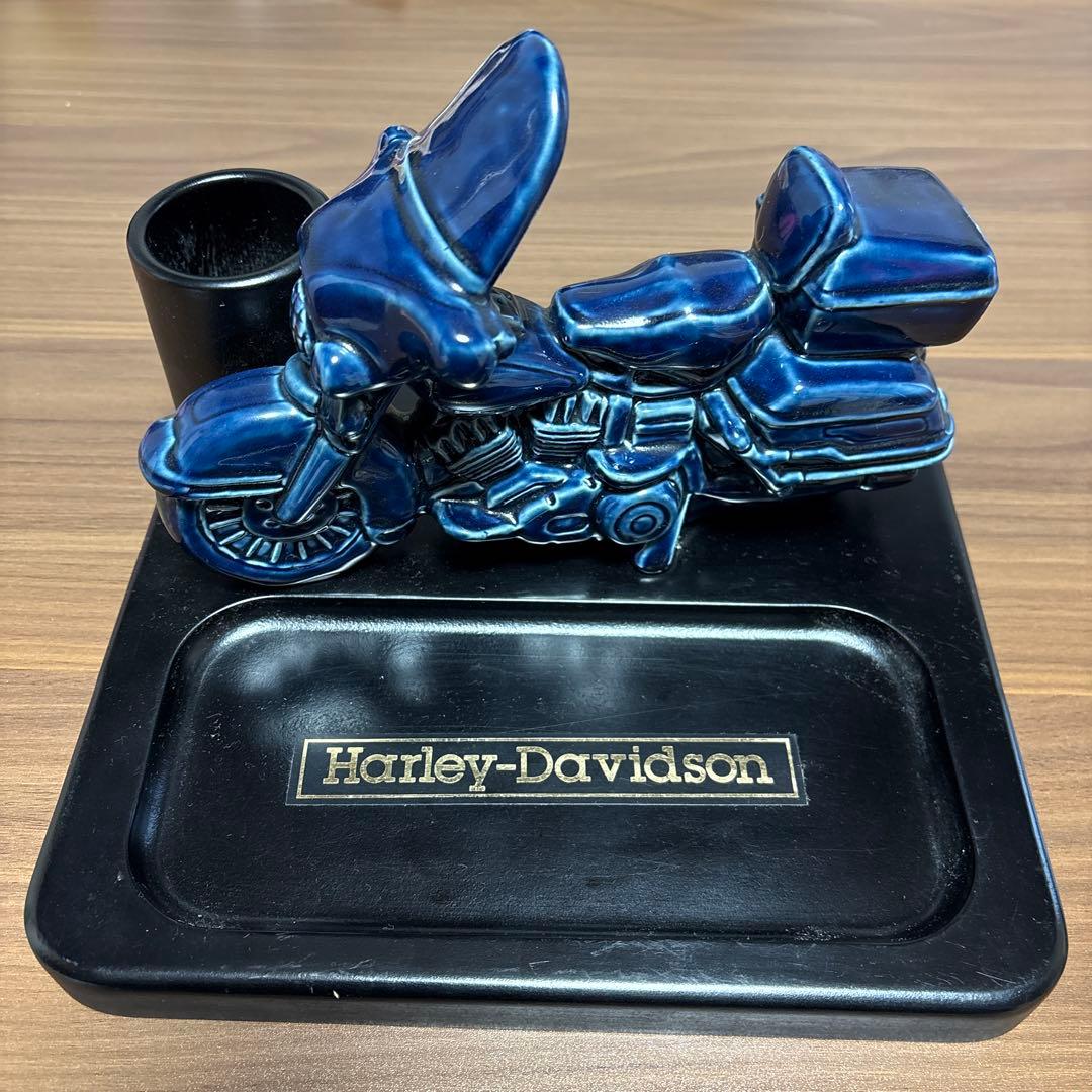 Harley-Davidson ハーレー　陶器　置物　筆立て