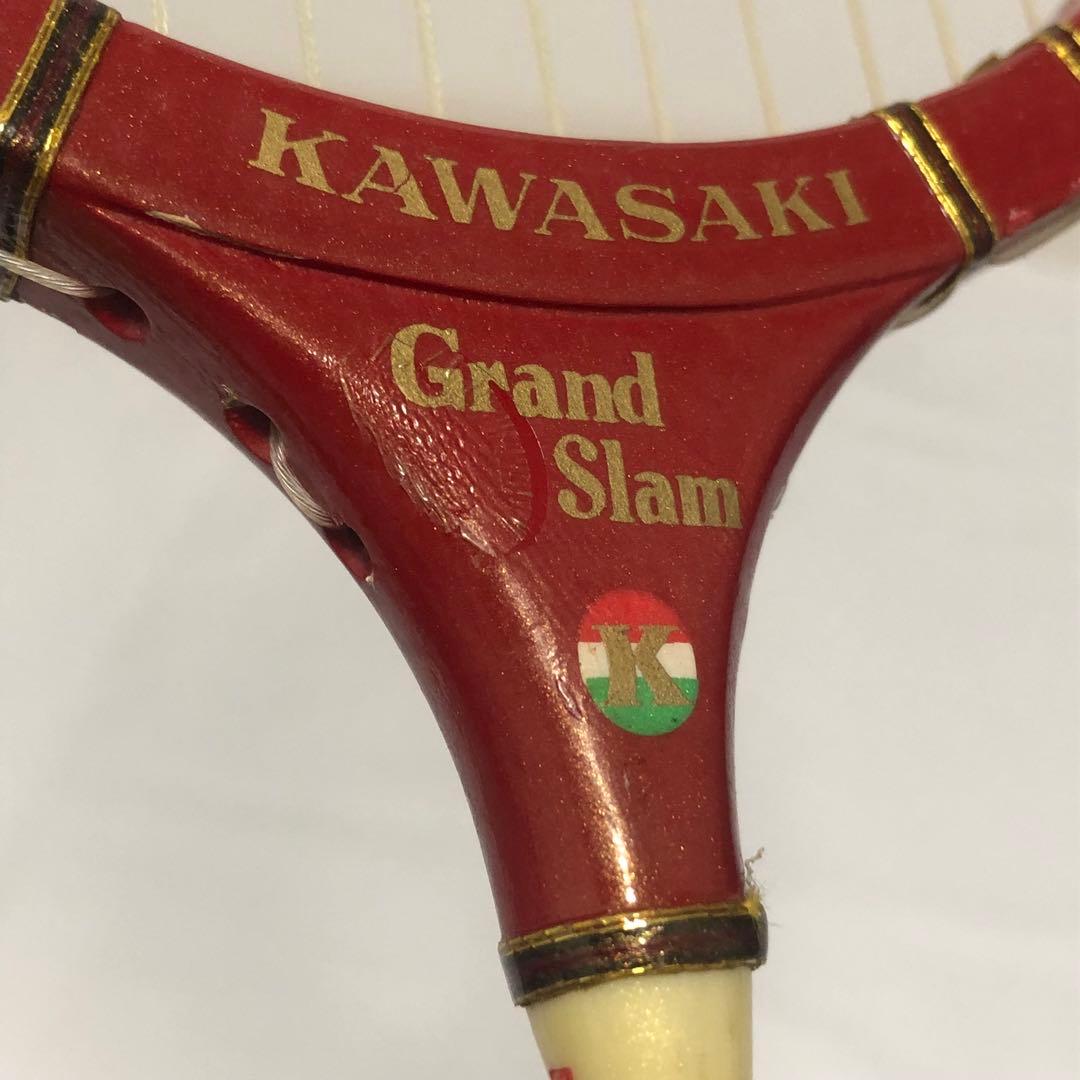 送料込★良品★ビンテージ バドミントンラケット YONEX KAWASAKI