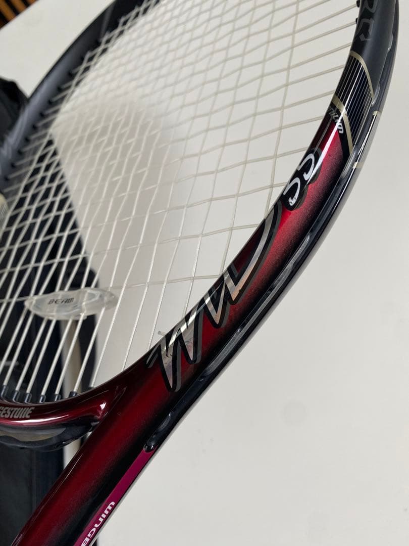 未使用 テニスラケット ブリヂストン ウィングビーム MD 35 ケース付き