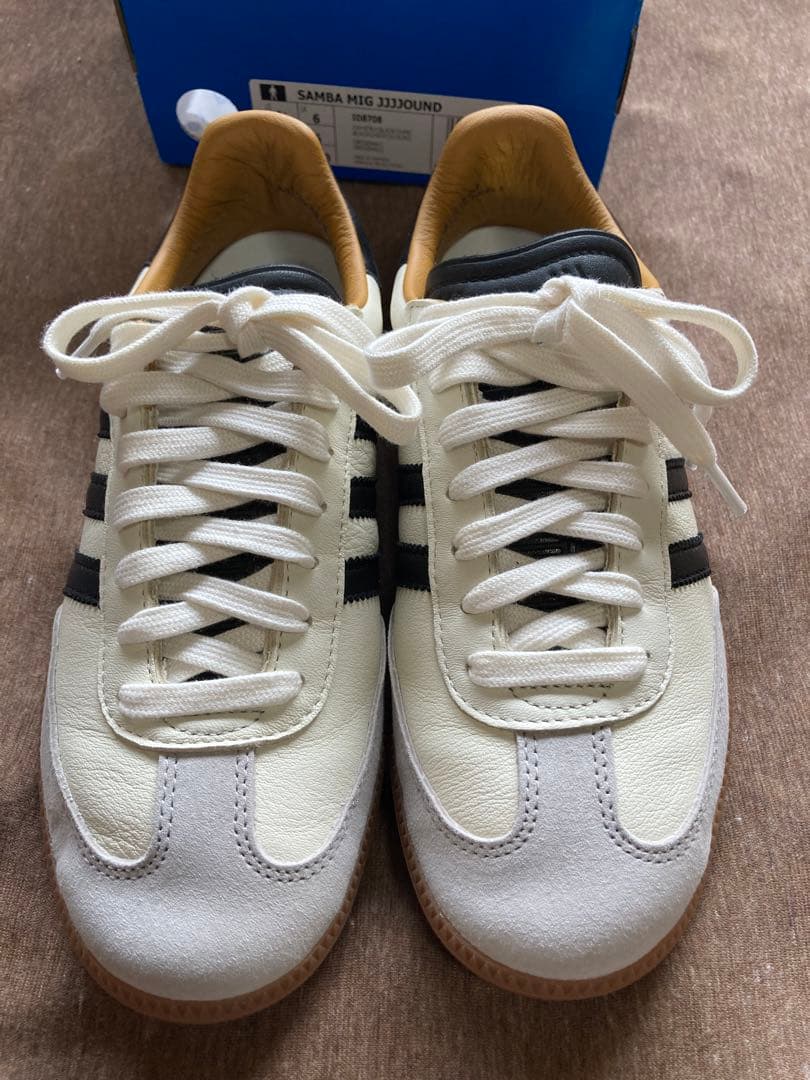 シューズ JJJJound adidasSambaOGOffWhiteCore Black