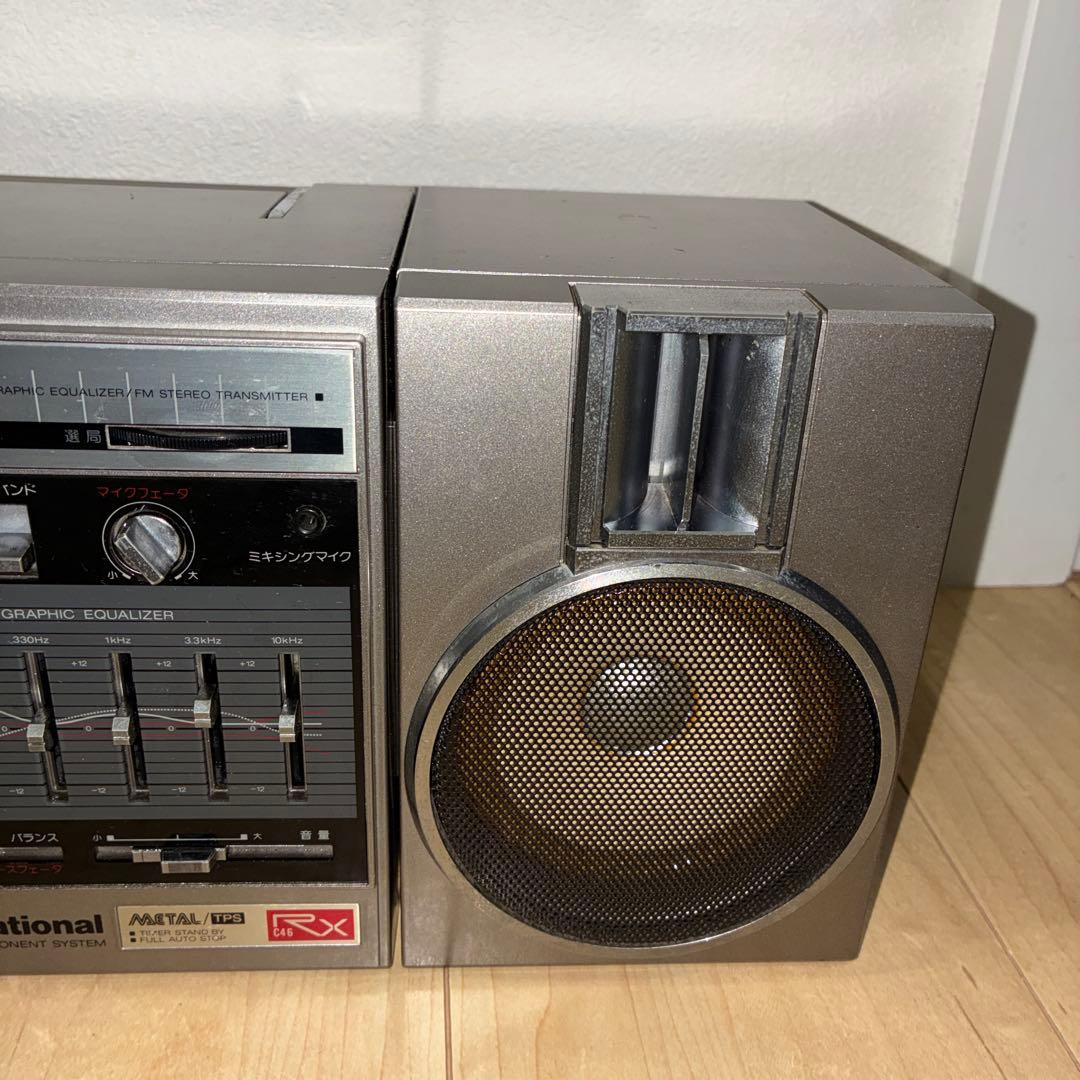 貴重　動作品　National RX-C46 ポータブルステレオコンポ