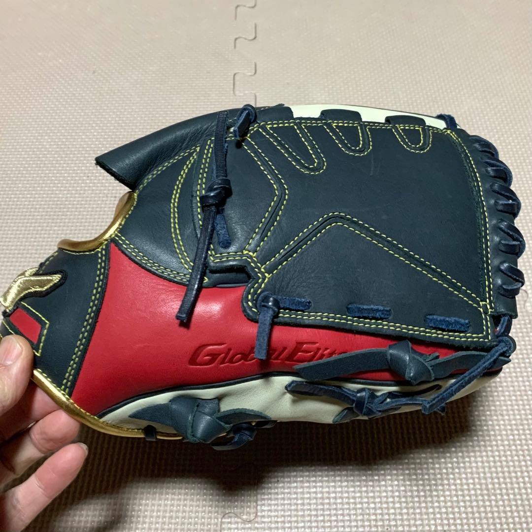 新品　グローバルエリート限定品　勝色コレクション 一般軟式　投手用グラブ