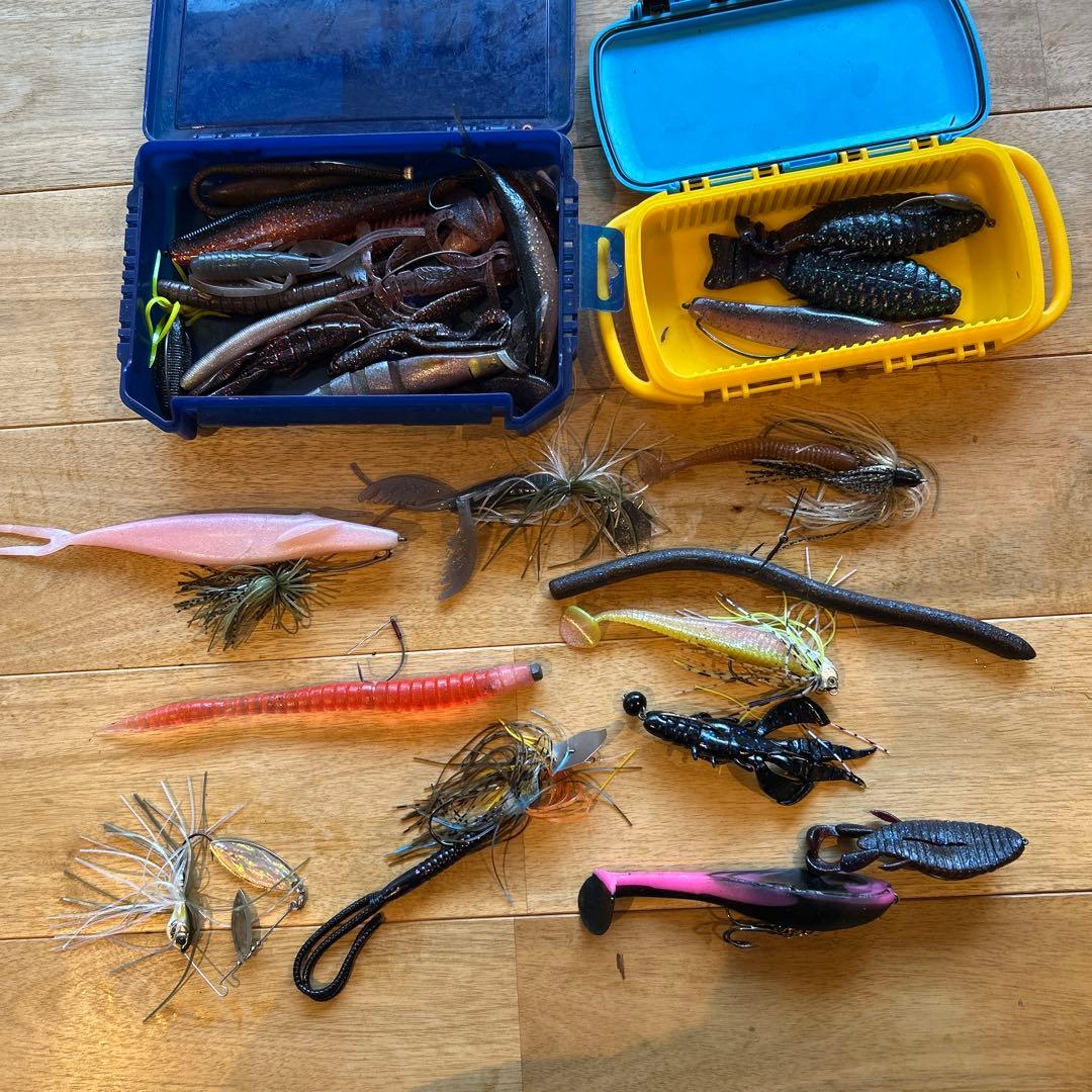 今週末出品消します！deps 他色々ソフトルアー色々セット 多種類