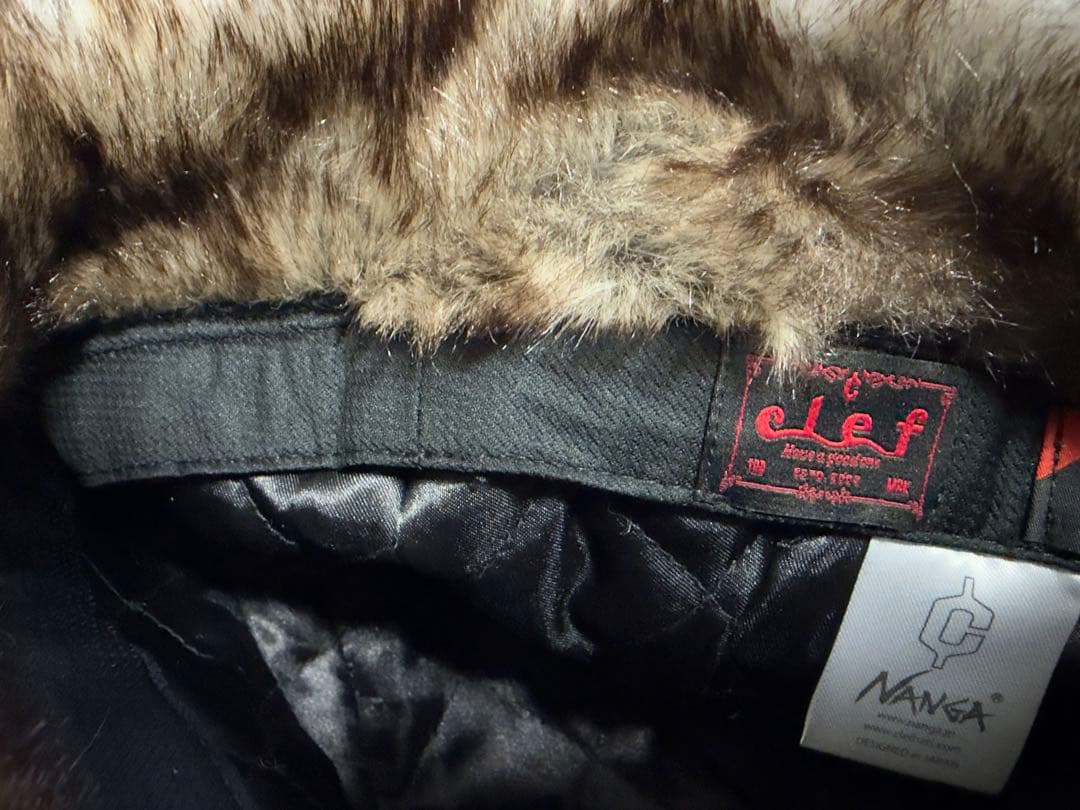 「NANGA × CLEF」キルティング パイロットキャップ