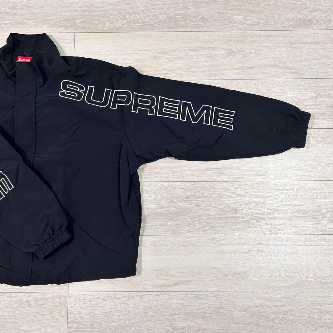 ジャケット・アウター supreme SPELLOUT EMBROIDERED SETUP M