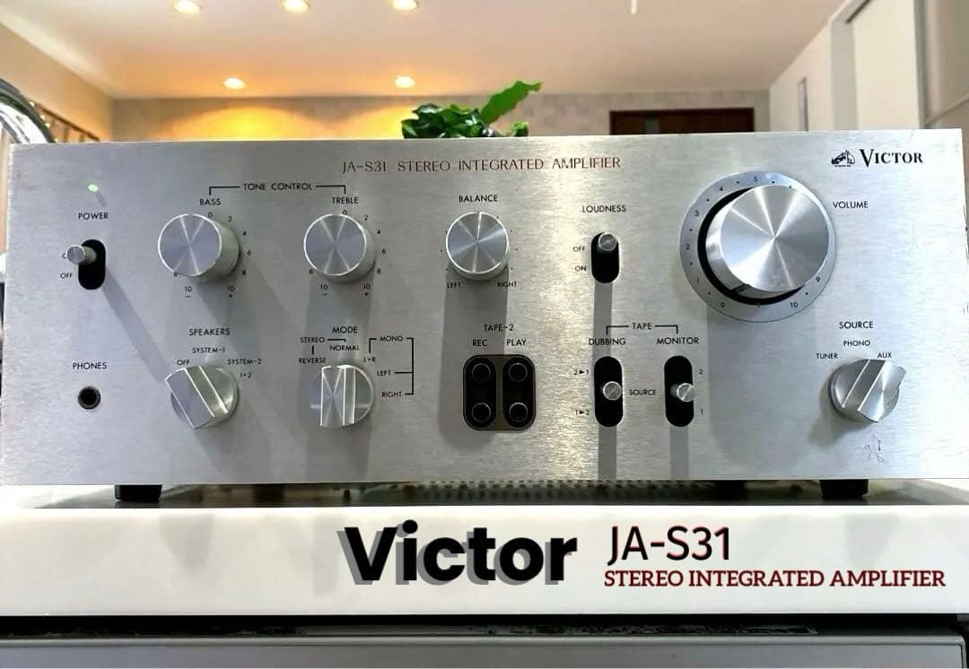 Victor プリメインアンプ JA-S31 動作良好 ビクター