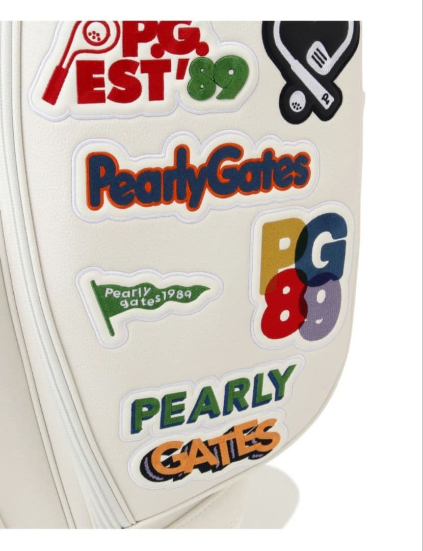 PEARLY GATES スタンド式キャディバッグ ホワイト