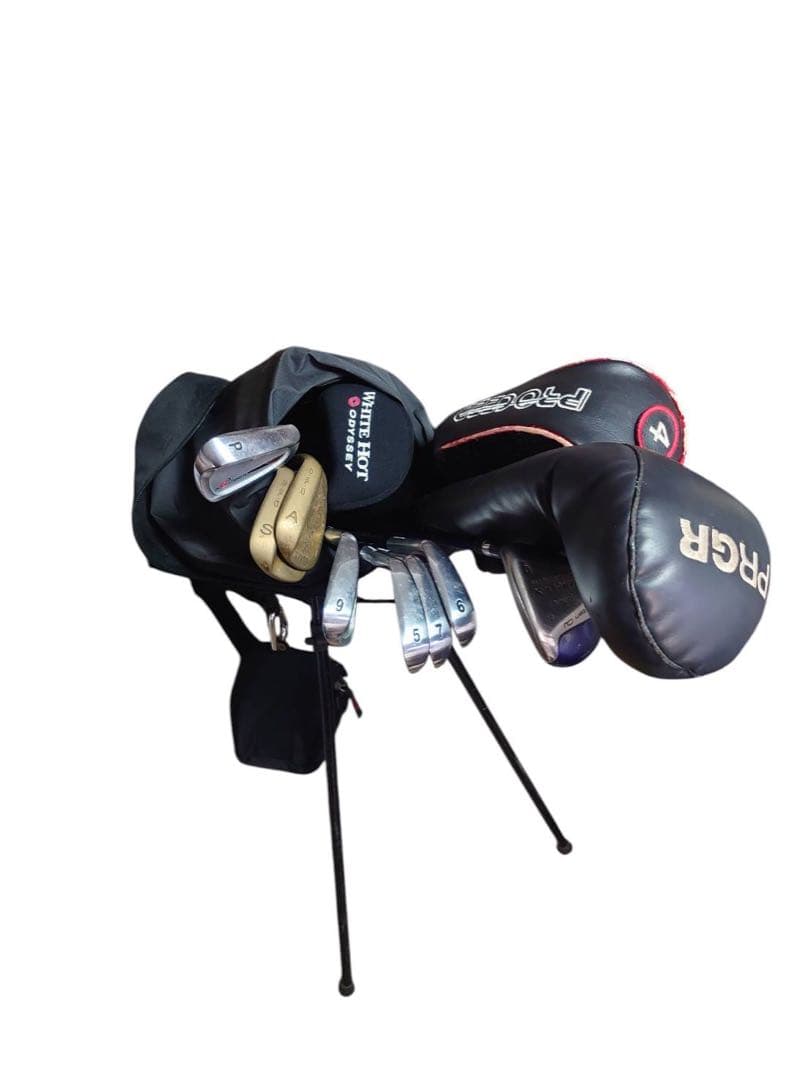 ゴルフバッグセット TOBUNDA ALBY WEDGEゴールド等12本セット