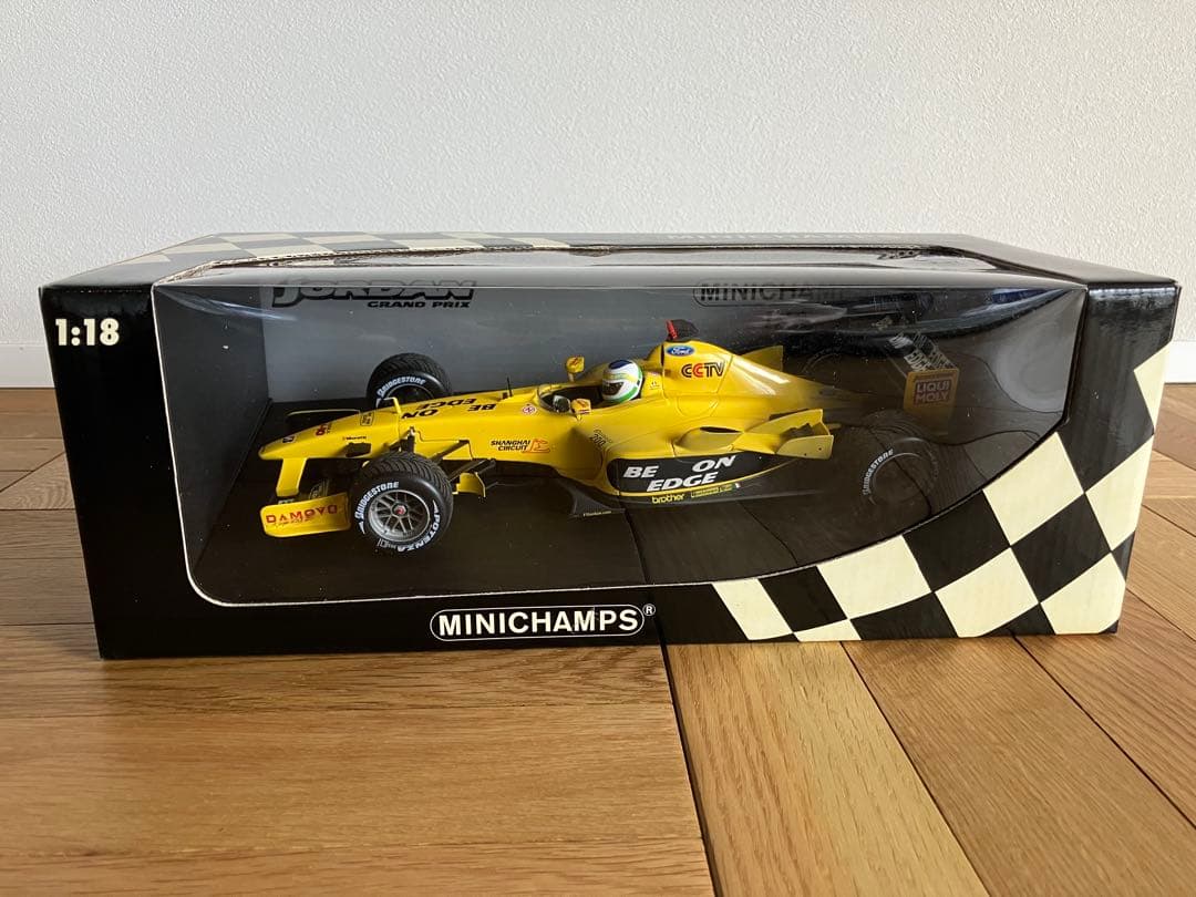 未開封 1/18 ミニチャンプス Jordan Ford EJ13 F1