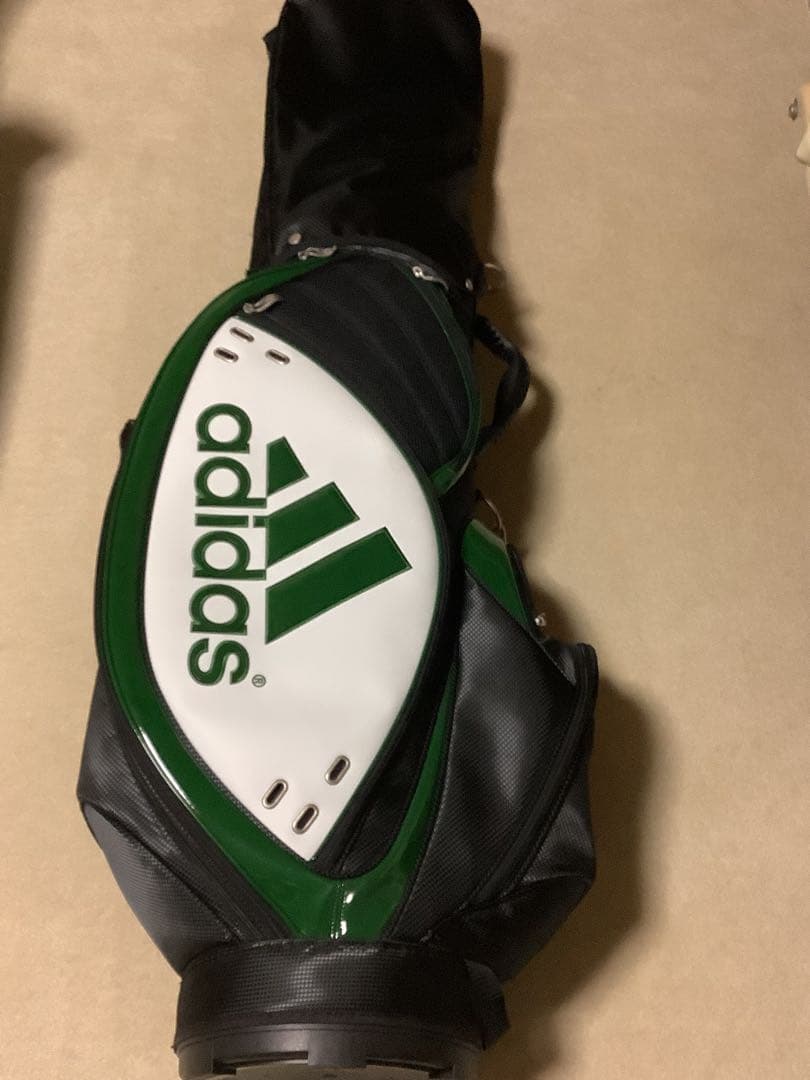 adidas キャディバッグ 緑/黒