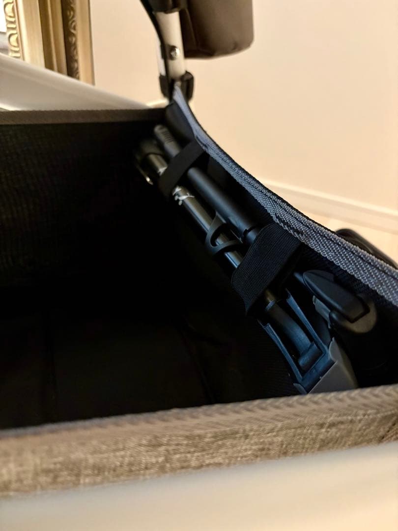 【引き取り限定】AIRBUGGY ペットカート グレー　ラージサイズ