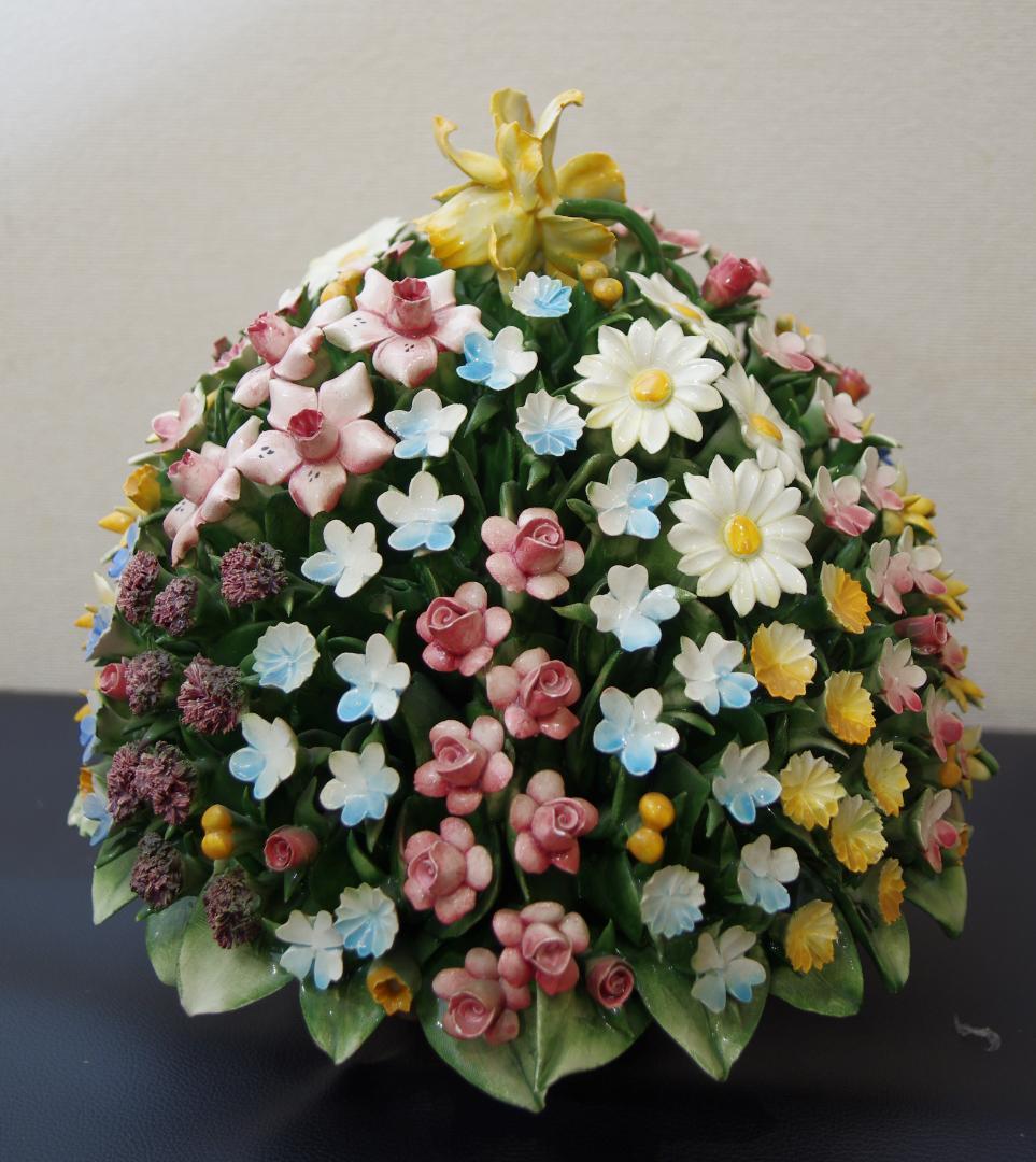 【アンティーク】カポディモンテ capodimonte　陶花