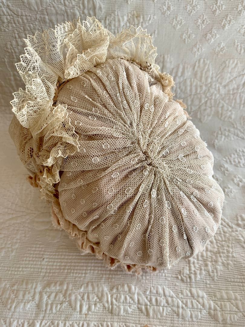 ※専用ページになります※フランスアンティークパニエドールベッド・寝具set※