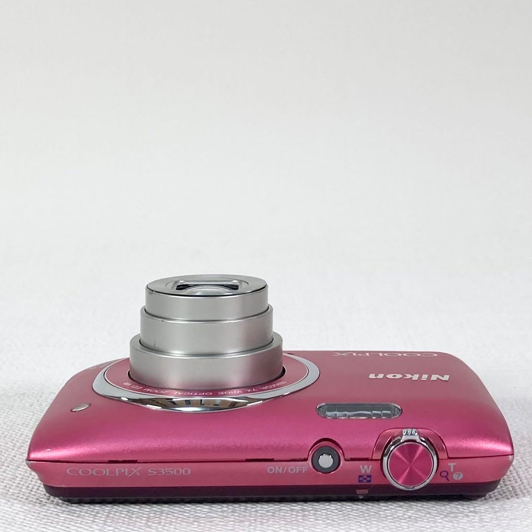 動作確認済 Nikon coolpix S3500 ピンク