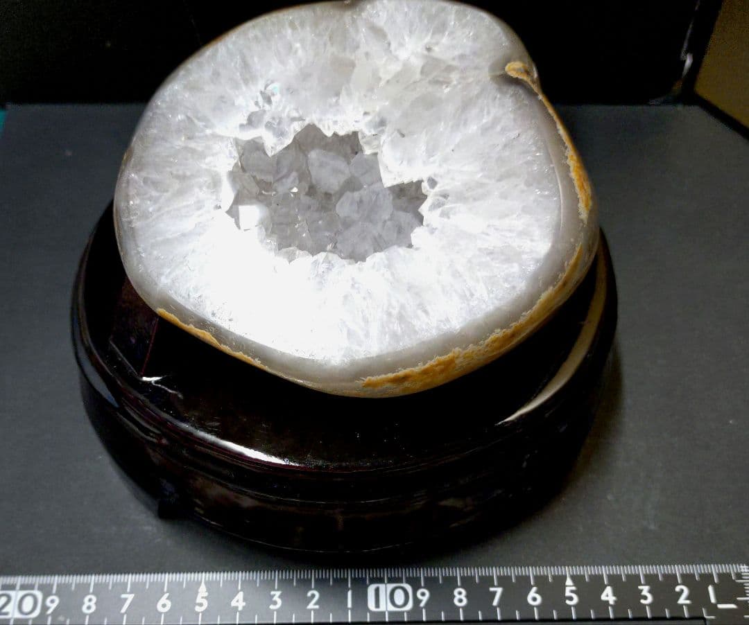 割引大特価✴️高品質✴️美品✴️開運✴️トレジャー瑪瑙 ペア水晶 ジオード 龍穴