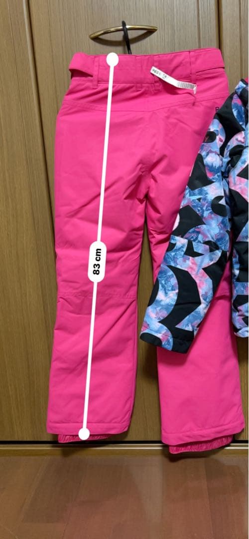 【美品】ROXY 子供用スキーウェア上下