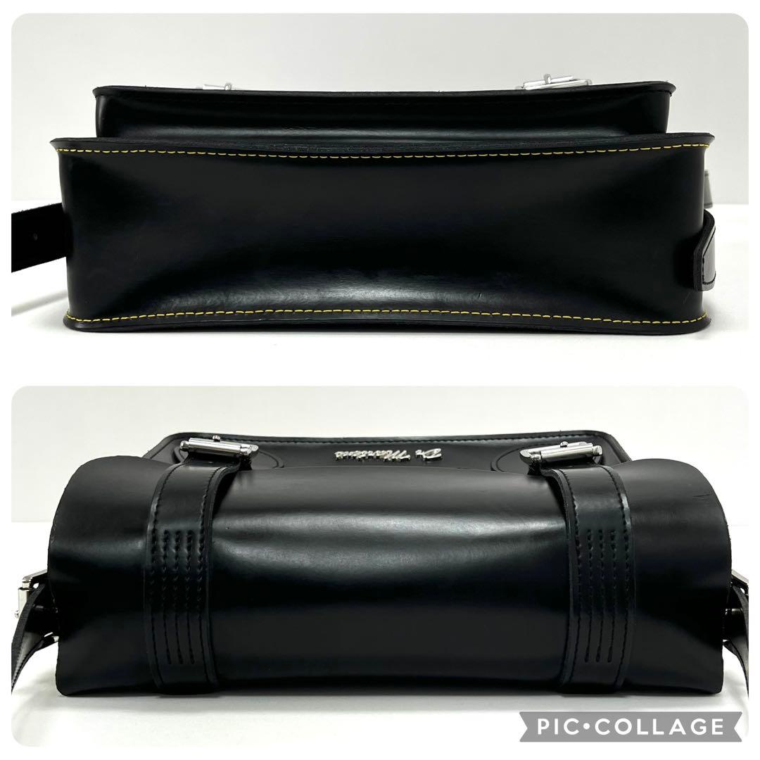 ドクターマーチン　ショルダーバッグ　レザー　サッチェルバッグ　クロスボディ