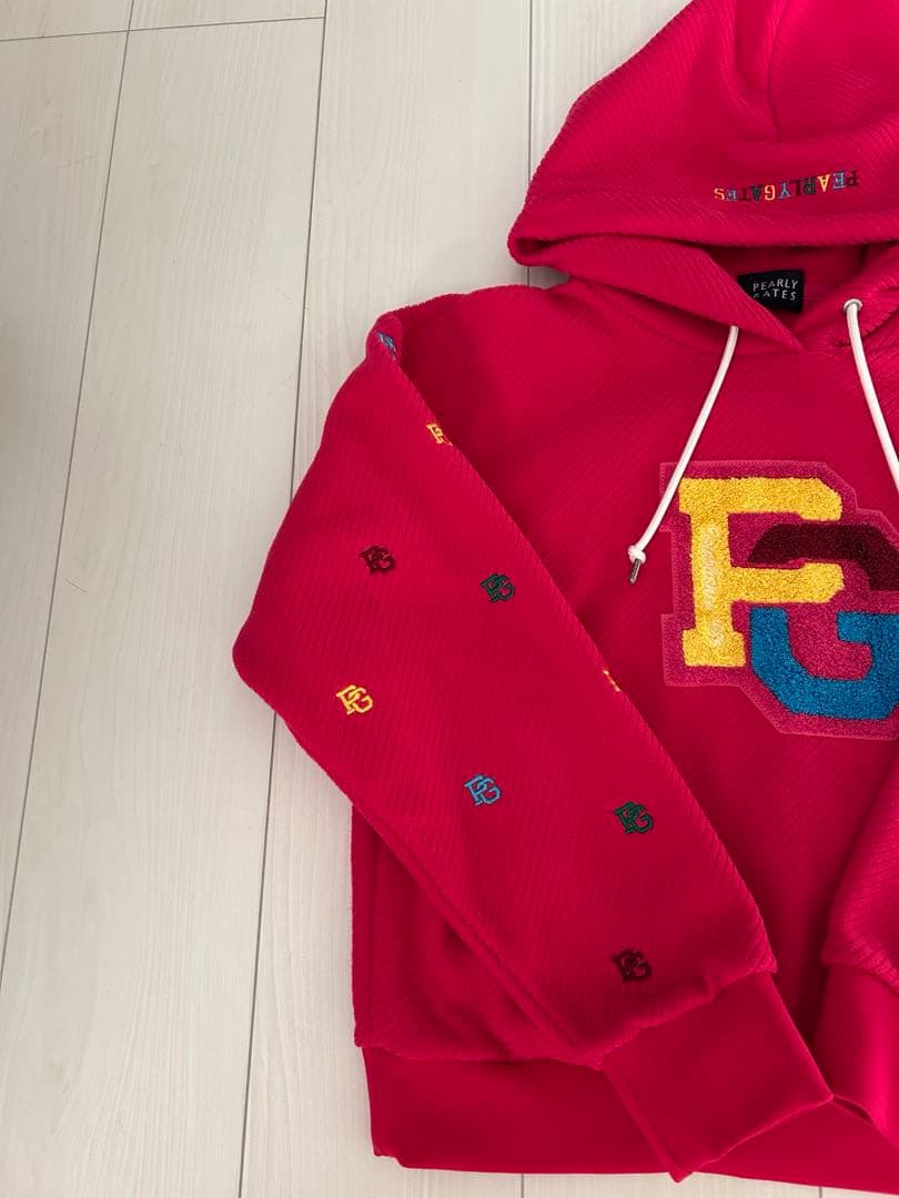 PEARLY GATES PGロゴ刺繍レディースパーカー