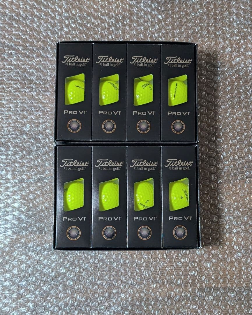 新品 タイトリスト PRO V1 イエロー 2025年モデル 2ダース