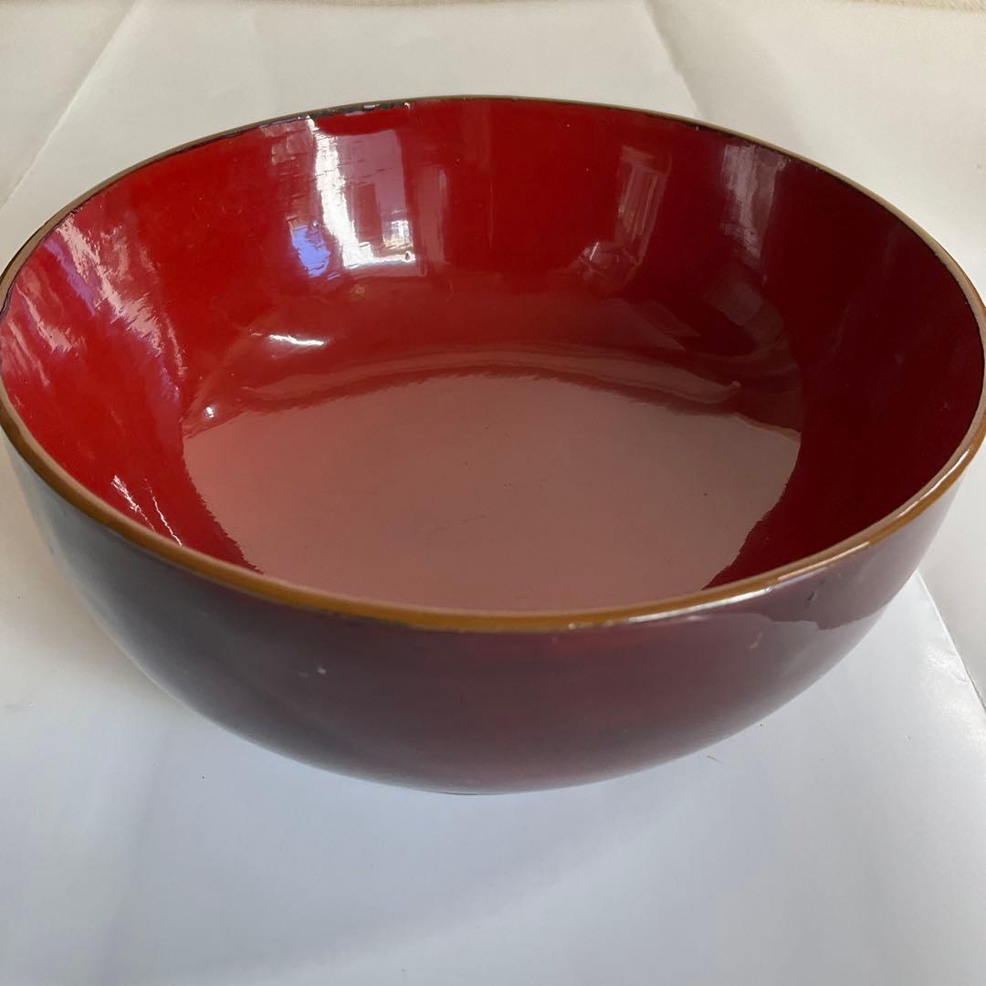 輪島塗　天然木蒔絵「竹に雀文」吸物椀(雑煮椀)10脚揃　明治後期から大正頃