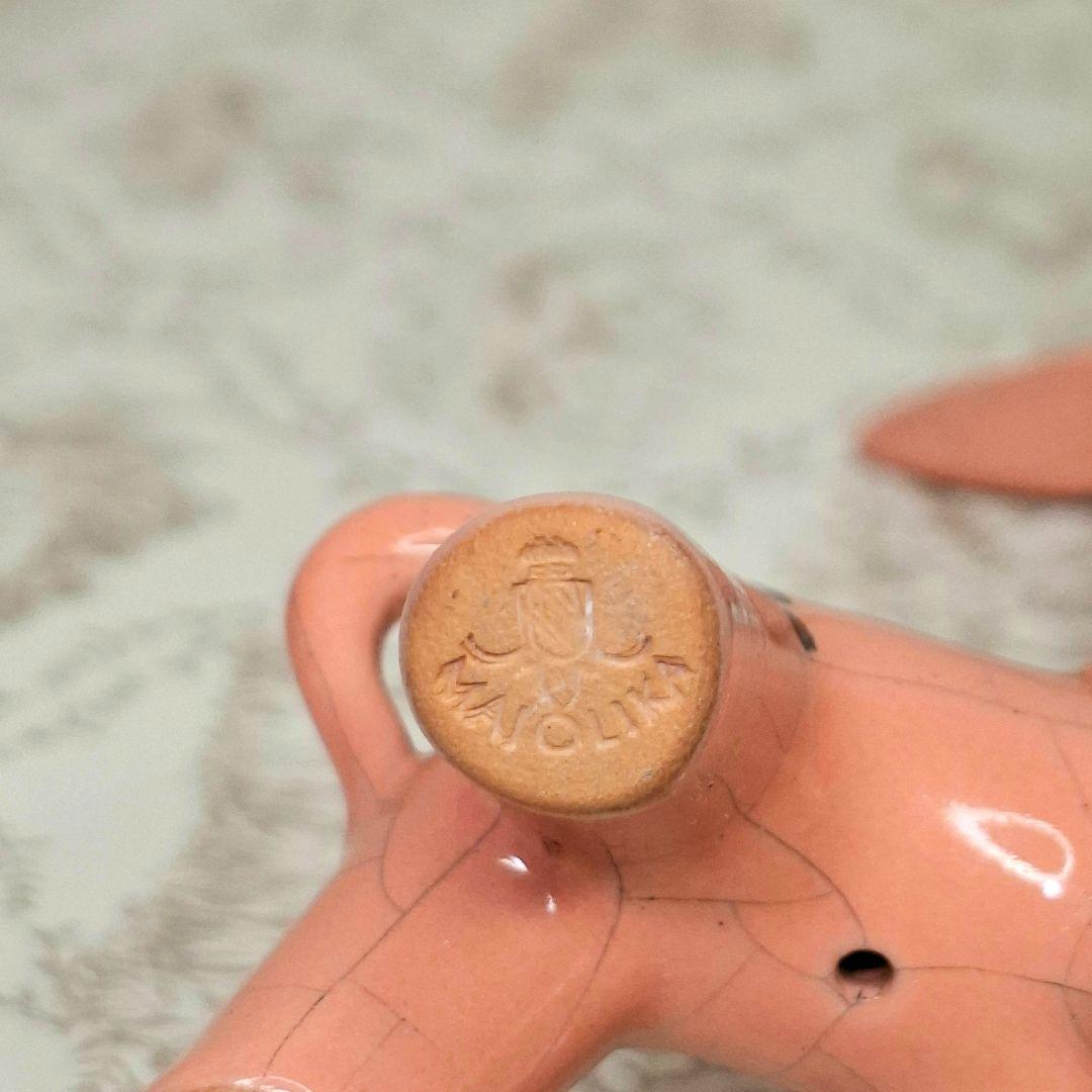 ★幻級★ウォルターボッセ キリン ピンク 刻印あり 修復 貫入なし