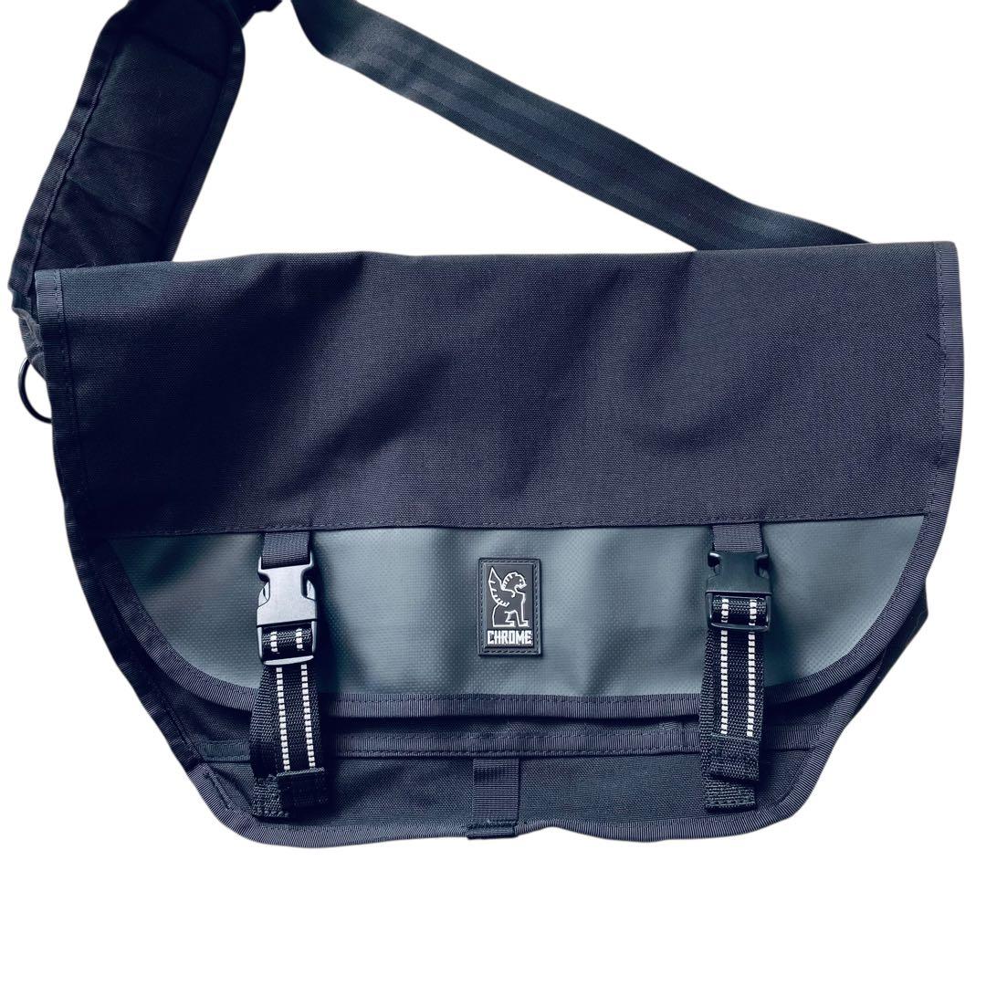 CHROME クローム【極美品】ミニメトロ オールブラック メッセンジャーバッグ