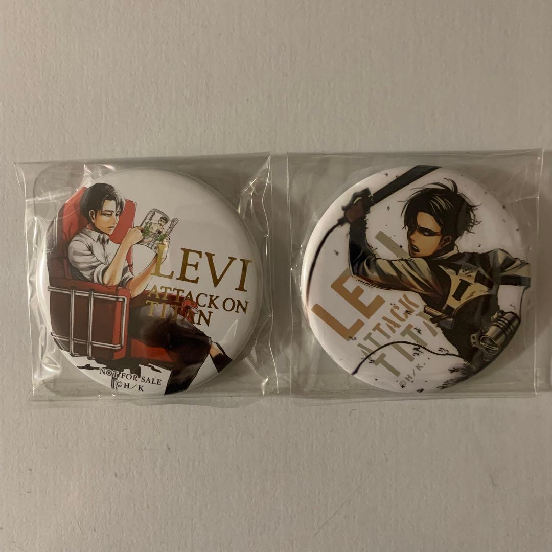 進撃の巨人 リヴァイ AJ缶 AnimeJapan 特典 2点セット