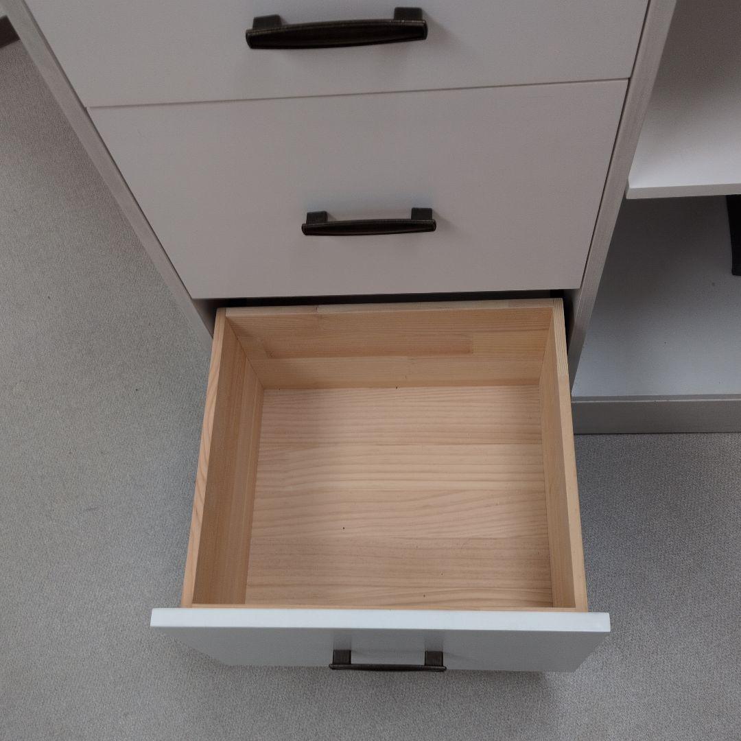 レジカウンター　受付カウンター　おしゃれ木製カウンター　ホワイト