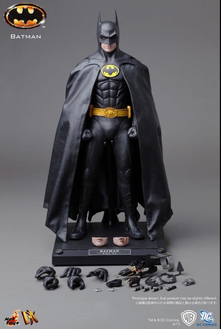 ホットトイズ1/6 バットマンDX09 カスタムケープマント付き