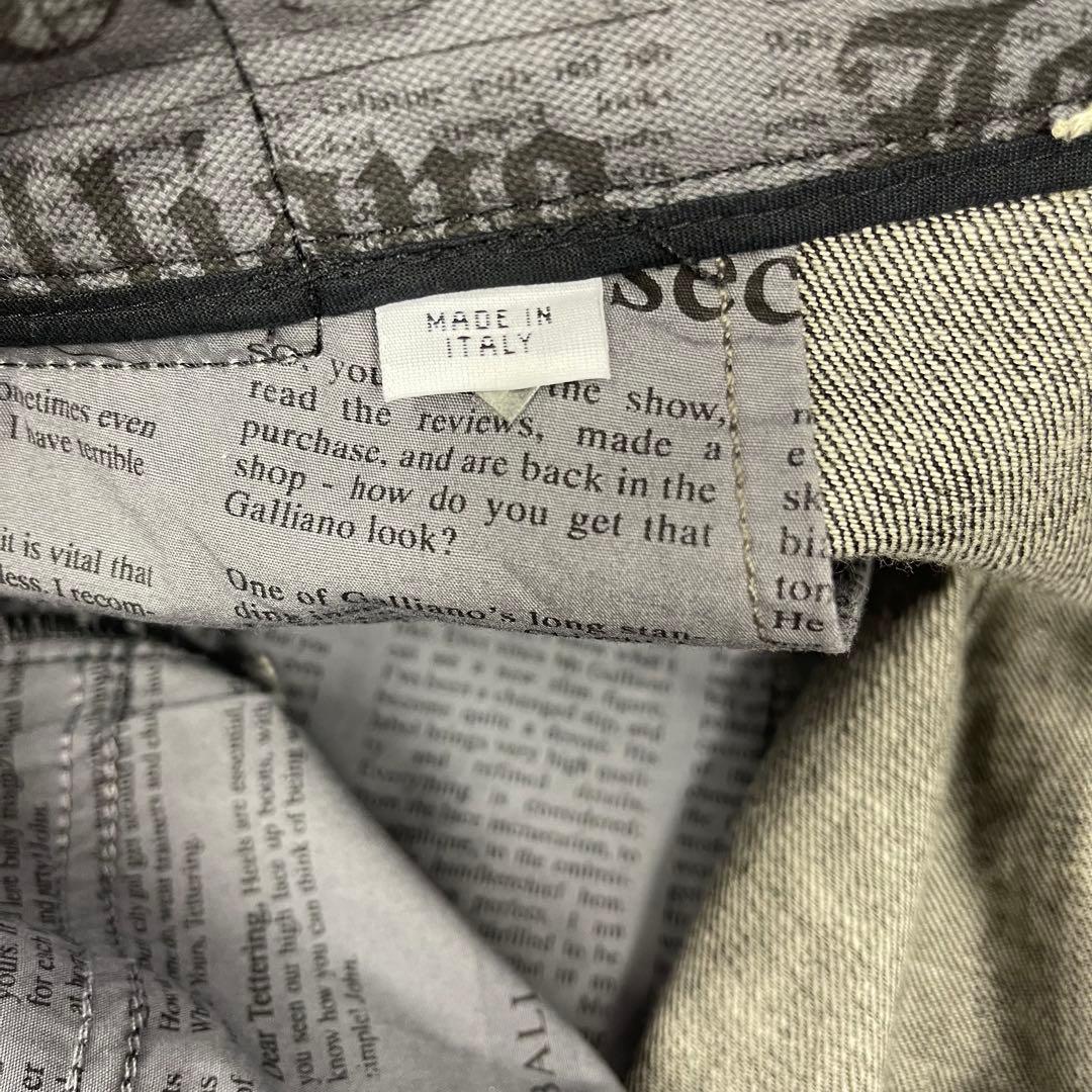 john gallianoジョン・ガリアーノ★黒デニム