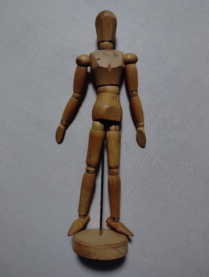 画材9点セット　絵具　クリーナー　筆洗　デッサン人形　ブラックリセーブル　絵画