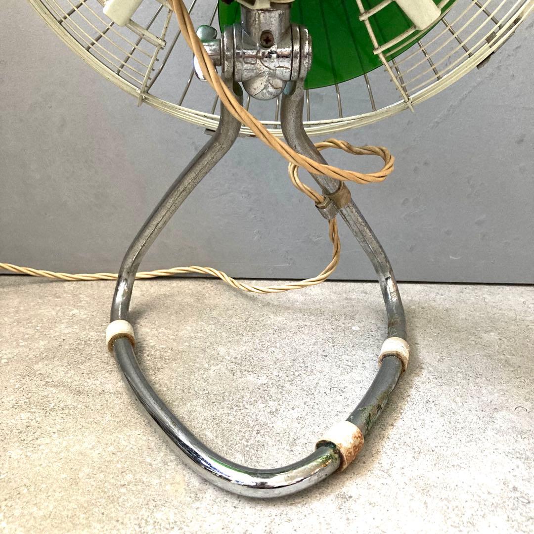 昭和レトロ 富士電機 サイレントファン 扇風機 3枚羽 レトロ家電