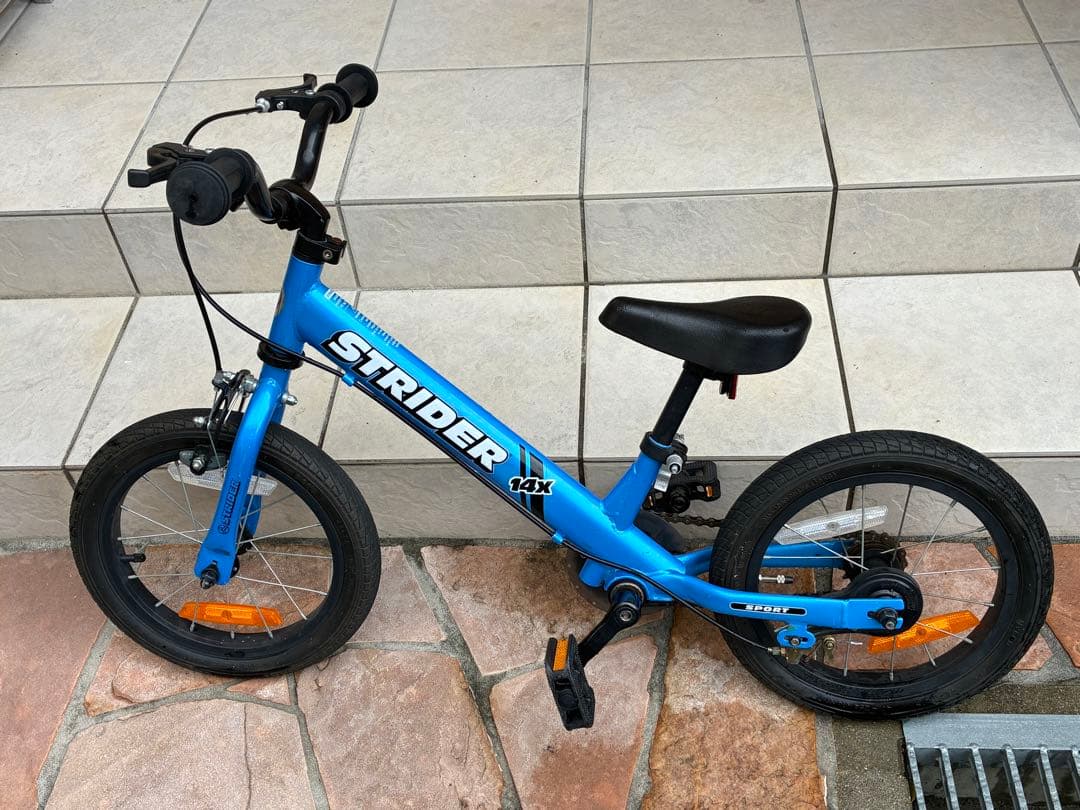 STRIDER 14X キッズバイク 青 14インチ【大阪市内送料込み】
