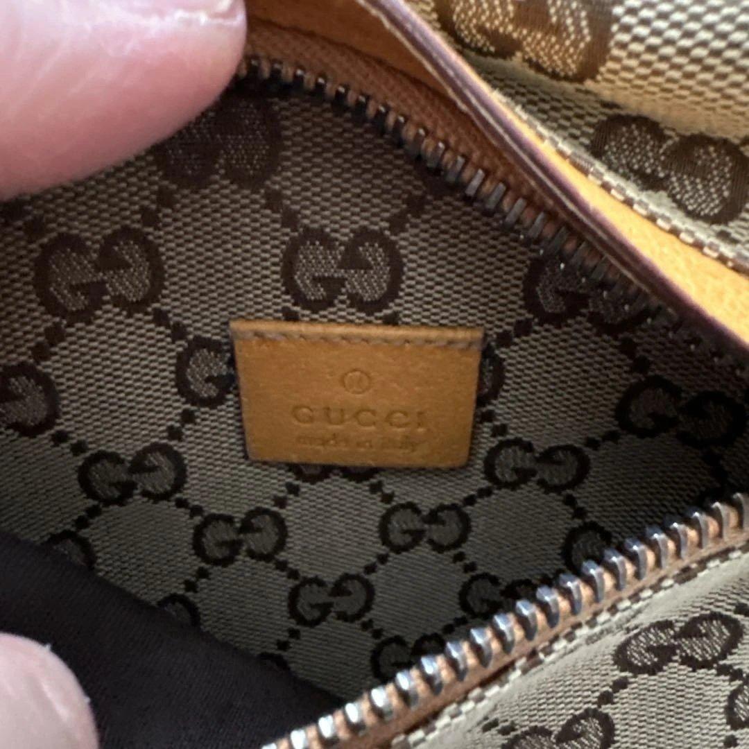 Minni【週末限定値下げ】極美品　GUCCI　GG柄　ウエストバッグ