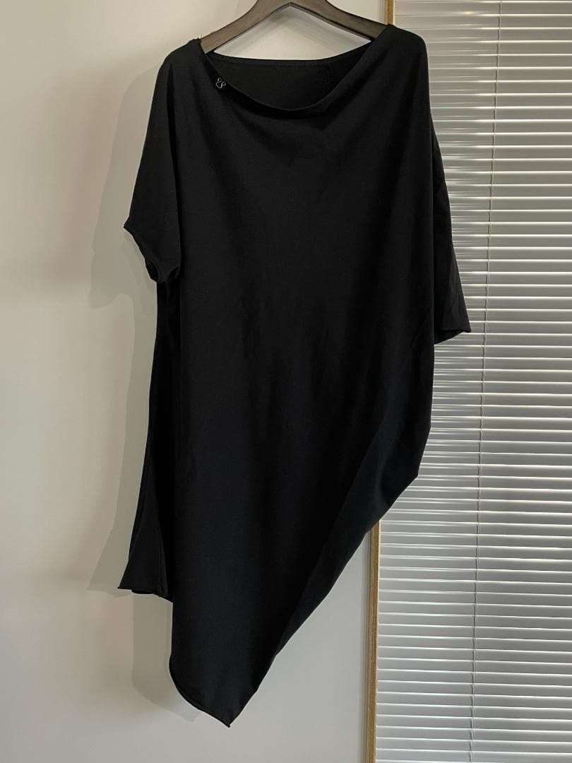 yasuyuki ishii カットソー ブラック アシンメトリー Lサイズ