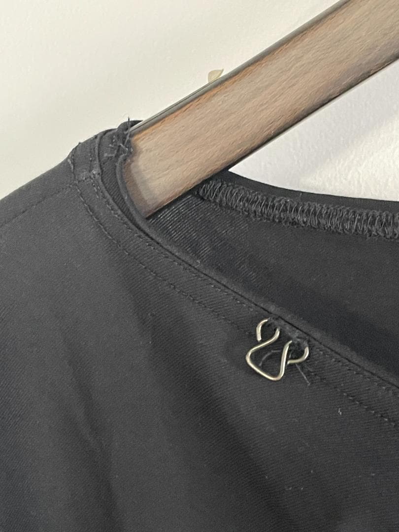 yasuyuki ishii カットソー ブラック アシンメトリー Lサイズ