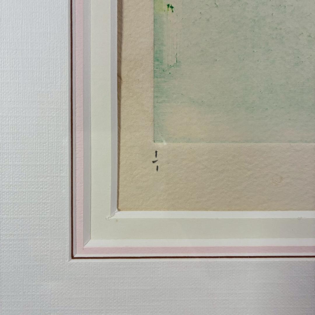 ジョアン・アイザック「Apple～」銅版画 1点物 直筆サイン入 お洒落な額装