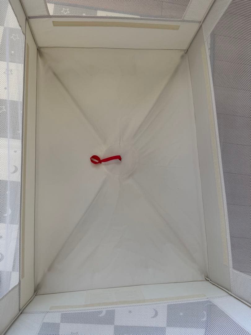 【美品】ココネルエアープラス　折りたたみ式メッシュベビーベッド　取説付き