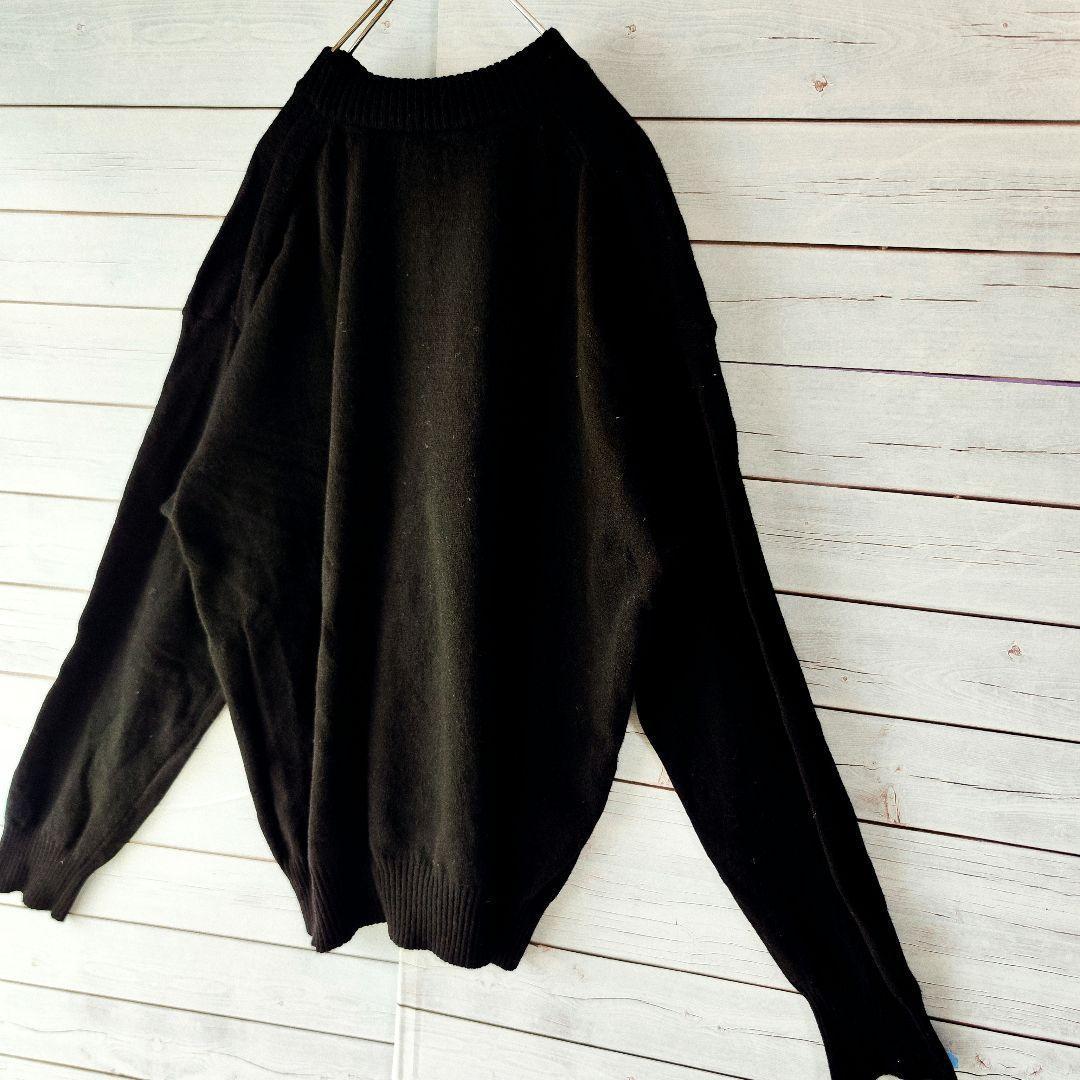 【希少】sacai × MADSAKI★センター刺繍ロゴニット コラボ サイズ3