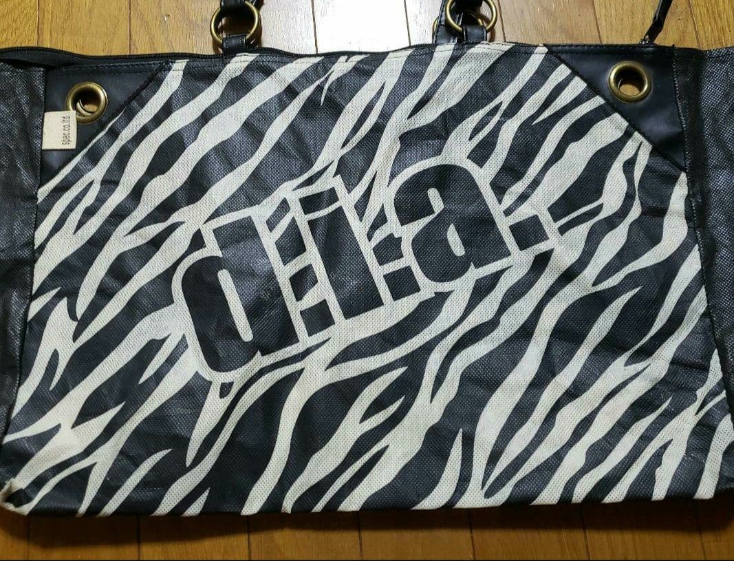 d.i.a. ギャル ショッパー ゼブラ 特大 希少 ダイヤ ショップ袋 バッグ