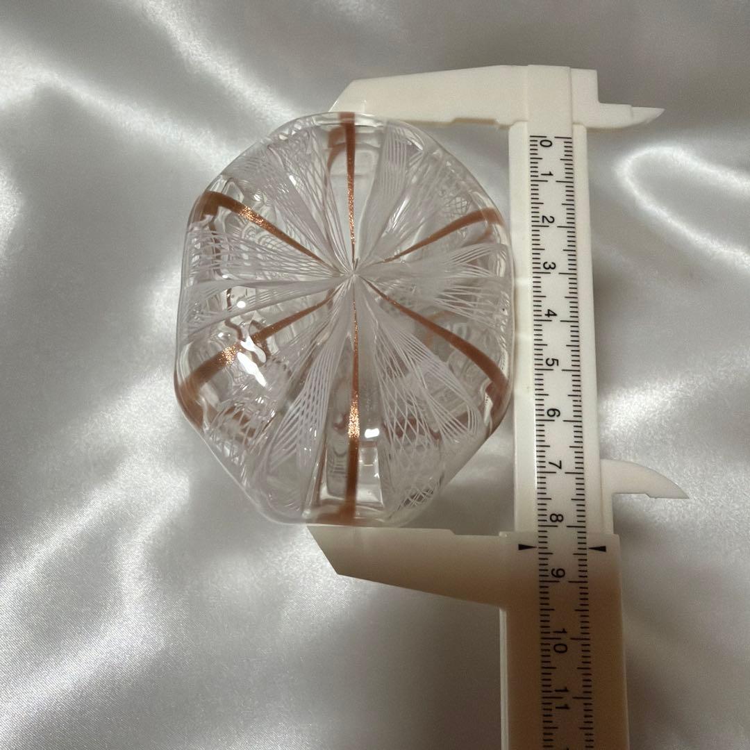 マ*ア様 ベネチアンガラス ムラーノガラス バラリン工房 八角形 香水瓶