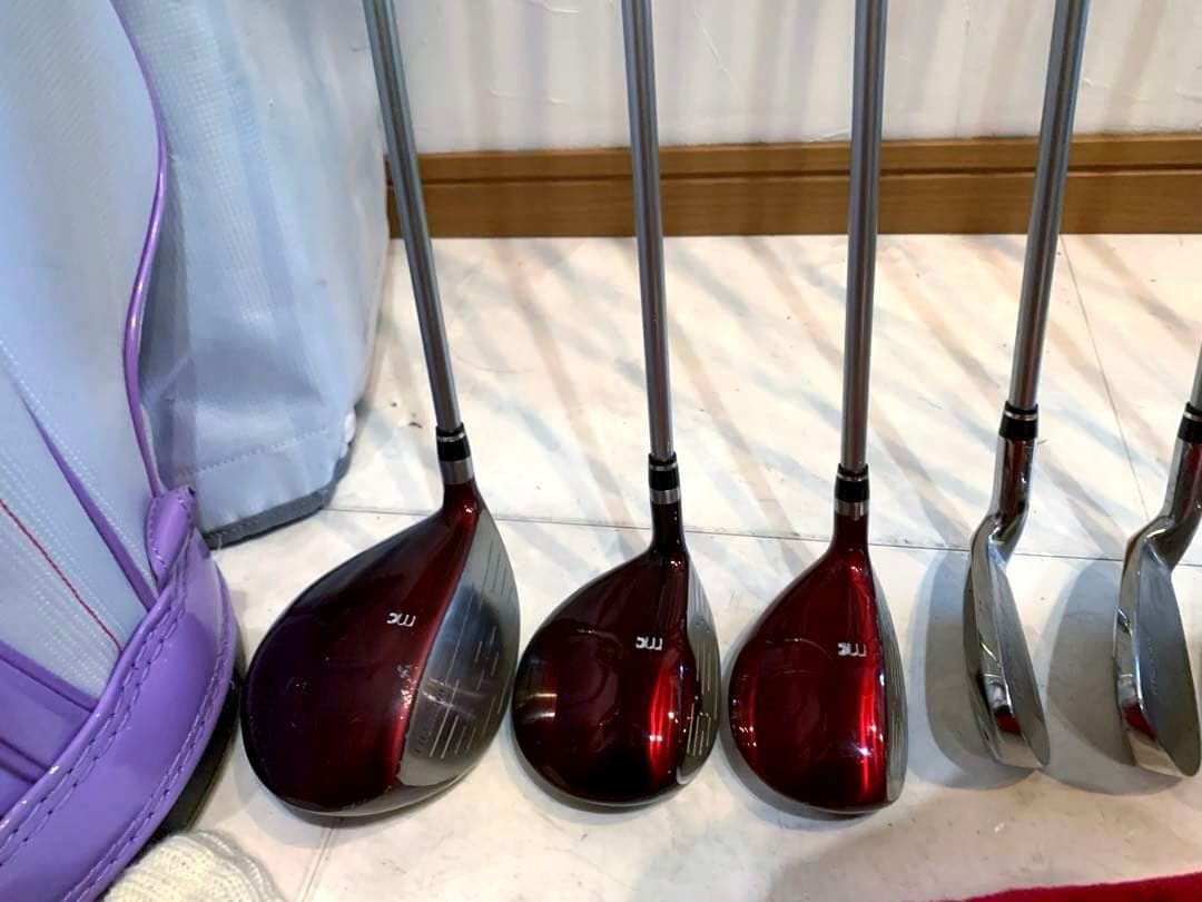 豪華　レディースゴルフクラブ セット　マリクレール　バッグ/イグニオ　優しい