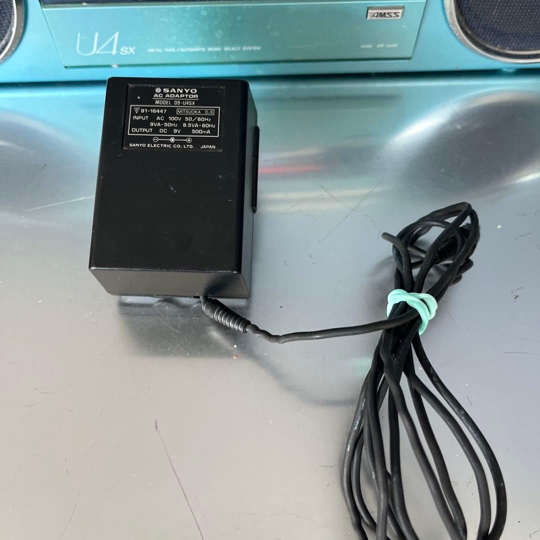 昭和レトロ　ステレオラジカセ　サンヨー　MR-U4SX