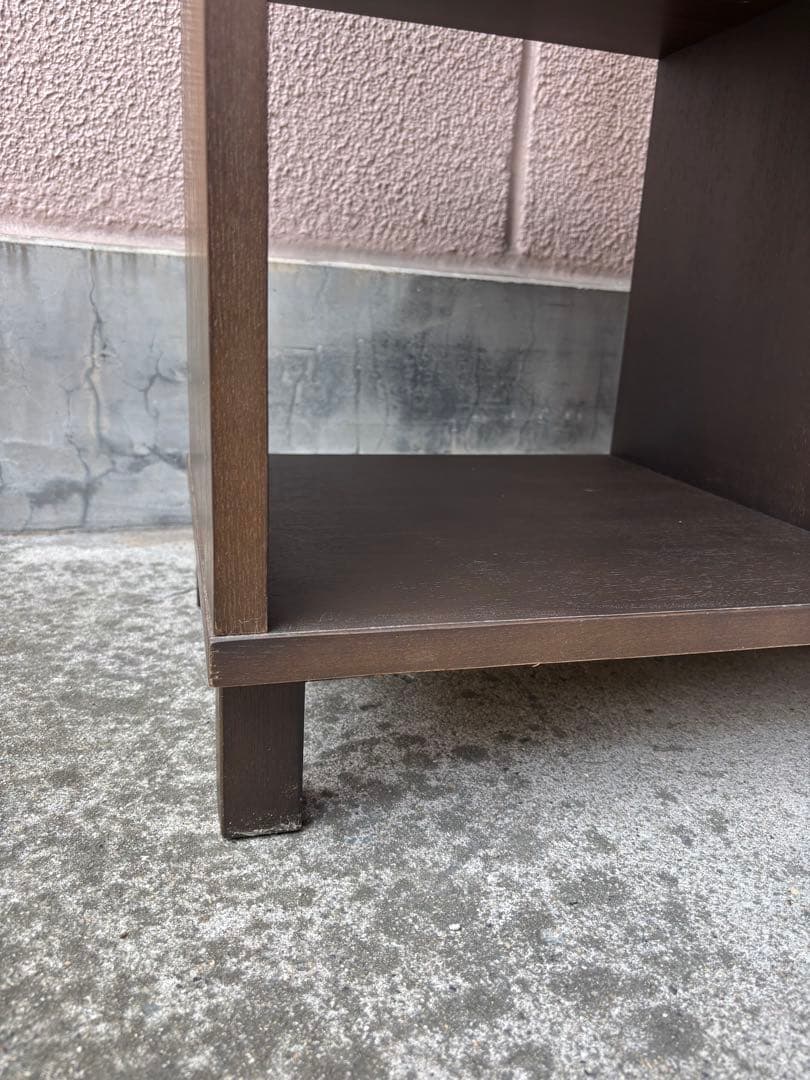 無印良品　廃盤　ダークブラウン本棚