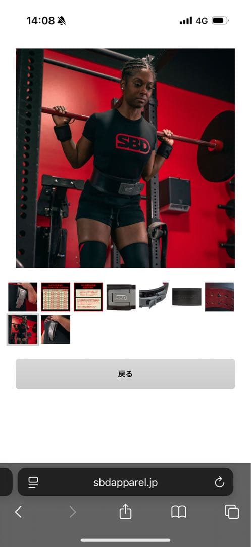 週末セール『希少Lサイズ』SBD POWERLIFTING ベルト 2024年