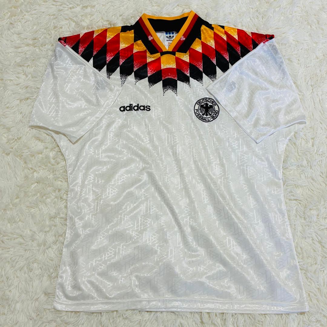 アディダス ドイツ代表 94年 W杯 ユニフォーム 長袖 XL UK製