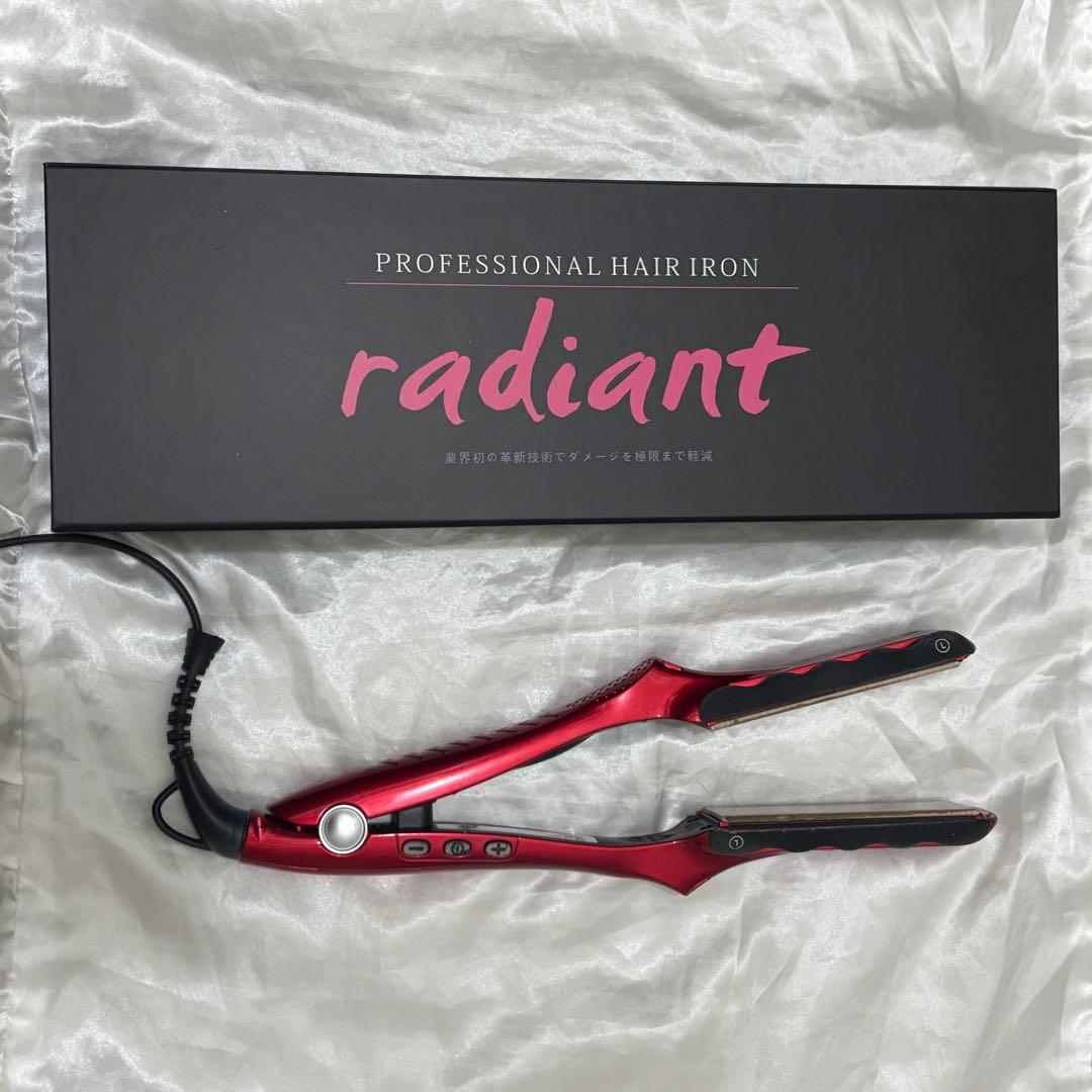 radiant ラディアント アイロン 28mm レッド