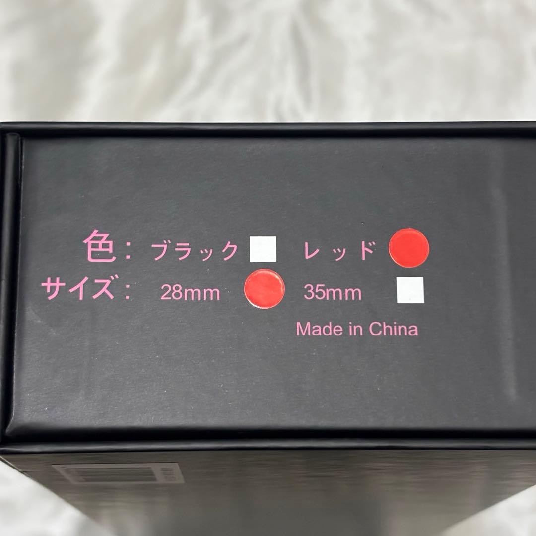 radiant ラディアント アイロン 28mm レッド