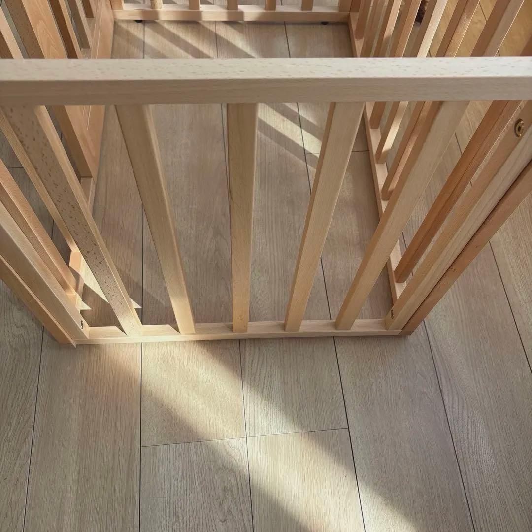 犬用　ペット　木製サークル　ケージ　ハウス　ゲート　フェンス　お留守番　天然木